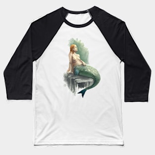 Plumpy mermaid Baseball T-Shirt